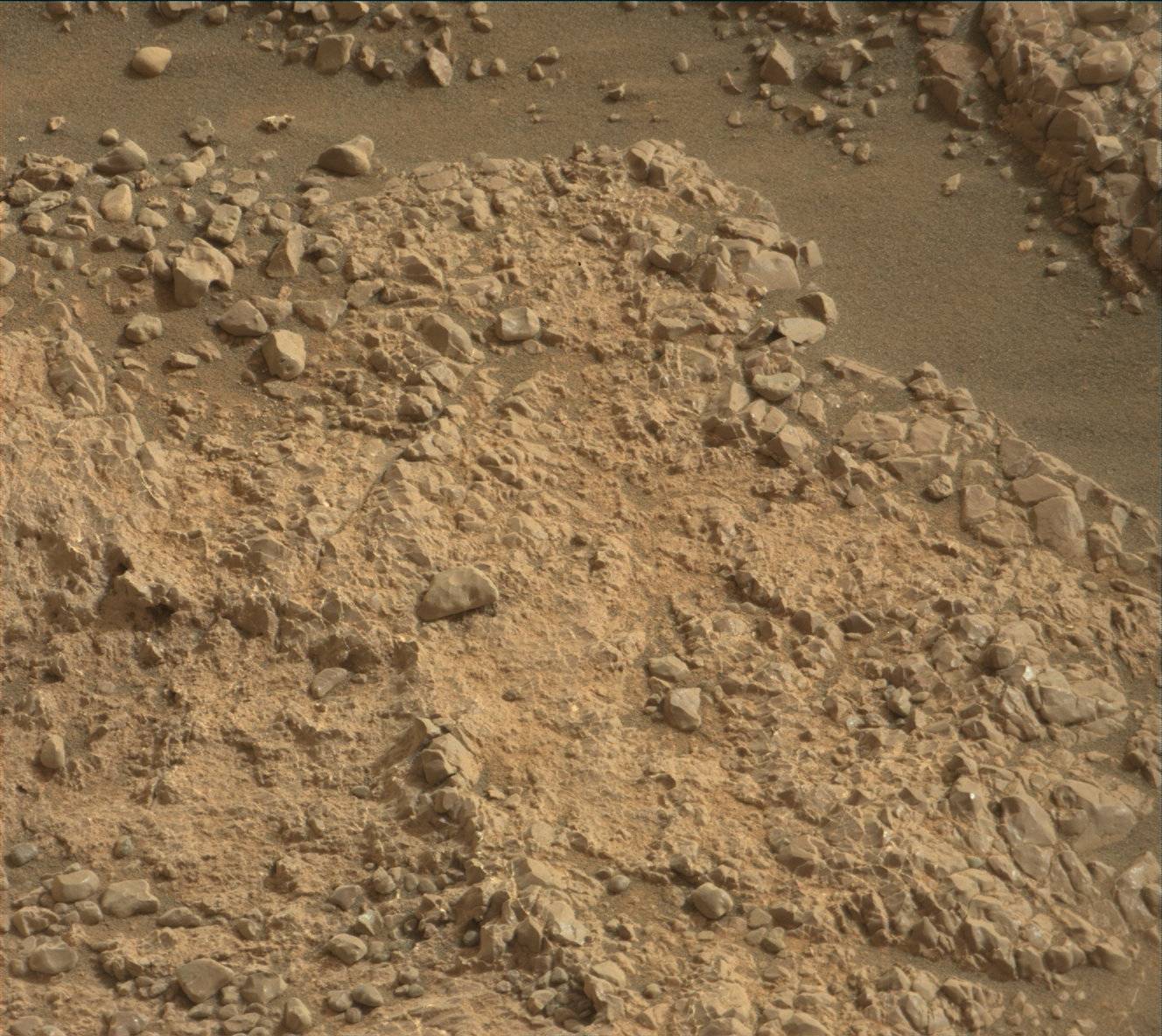 Nasa's Mars rover Curiosity acquired this image using its Mast Camera (Mastcam) on Sol 2287