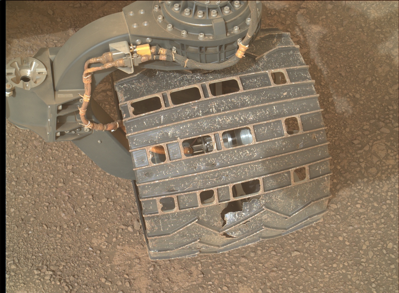 Nasa's Mars rover Curiosity acquired this image using its Mars Hand Lens Imager (MAHLI) on Sol 2296