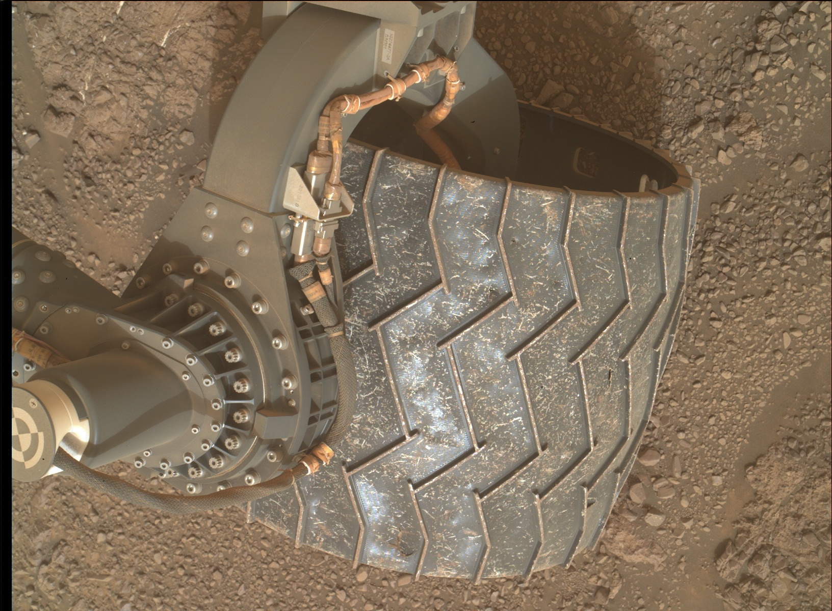 Nasa's Mars rover Curiosity acquired this image using its Mars Hand Lens Imager (MAHLI) on Sol 2296