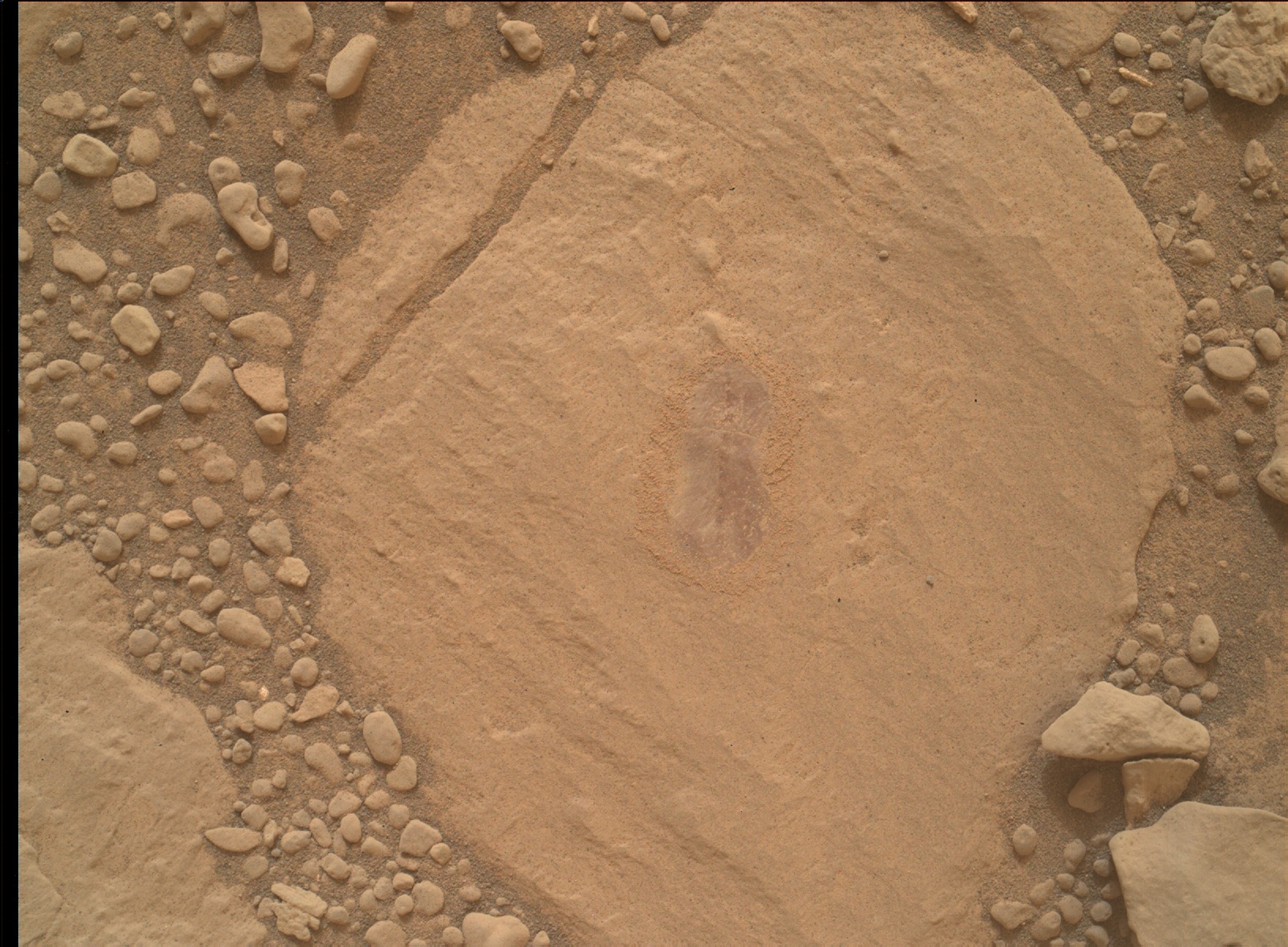 Nasa's Mars rover Curiosity acquired this image using its Mars Hand Lens Imager (MAHLI) on Sol 2301