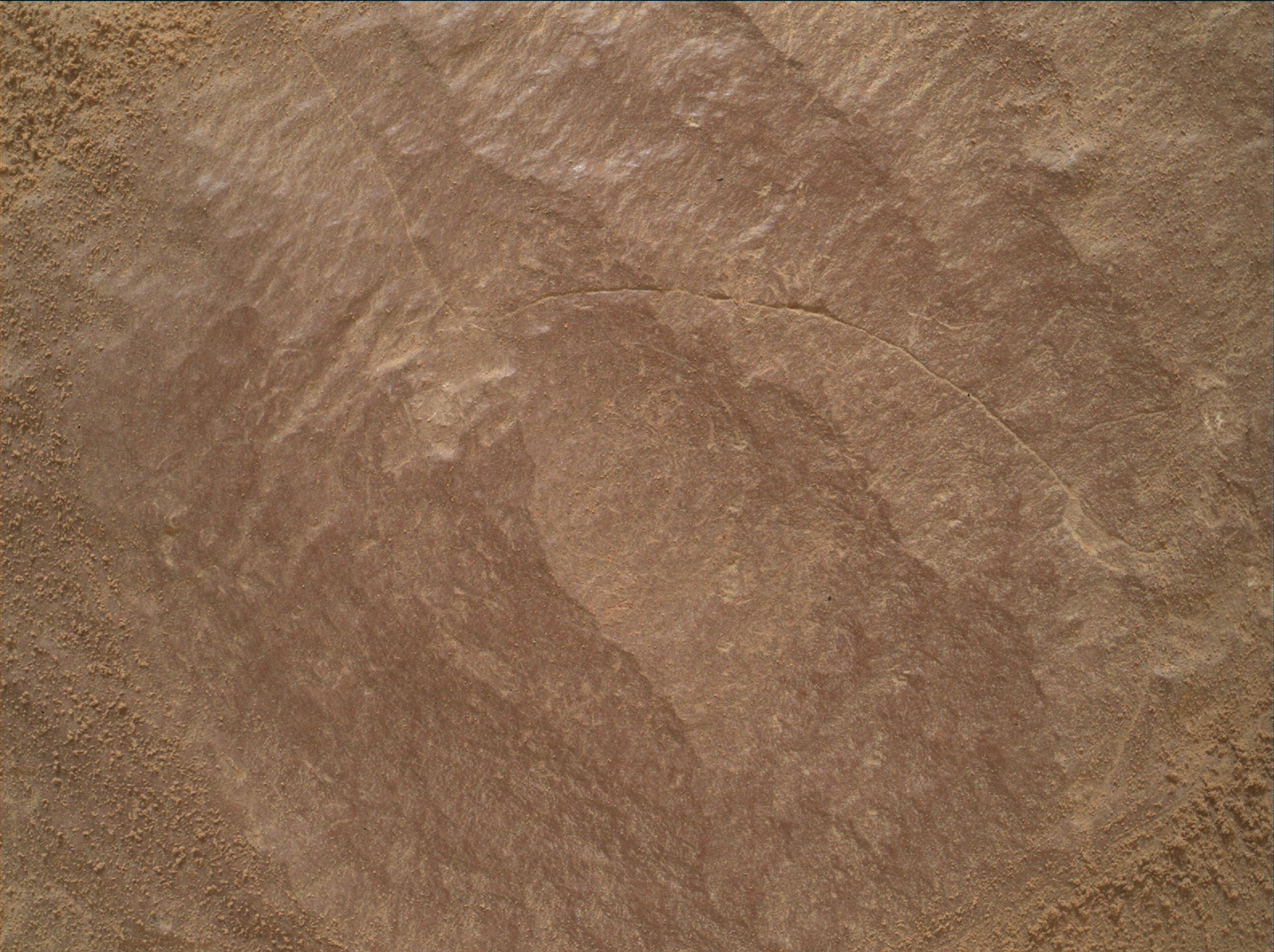 Nasa's Mars rover Curiosity acquired this image using its Mars Hand Lens Imager (MAHLI) on Sol 2302