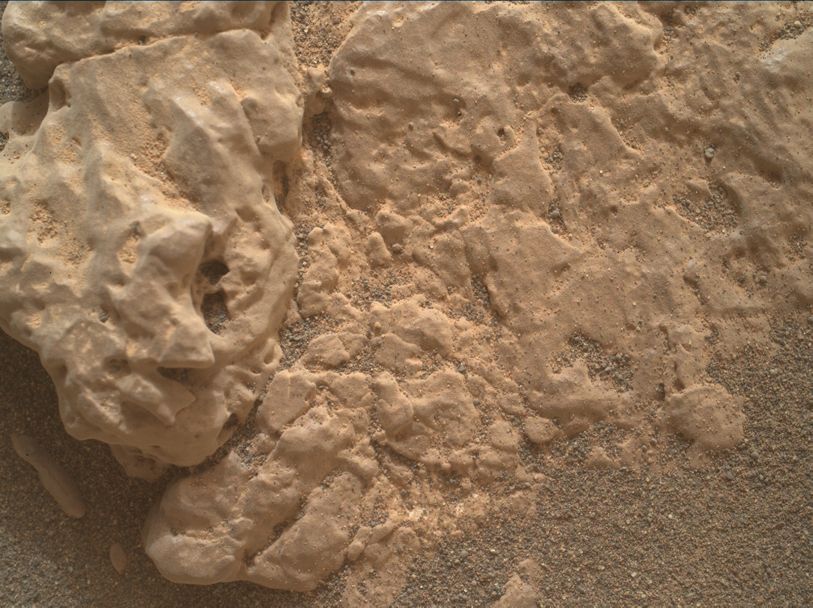 Nasa's Mars rover Curiosity acquired this image using its Mars Hand Lens Imager (MAHLI) on Sol 2315