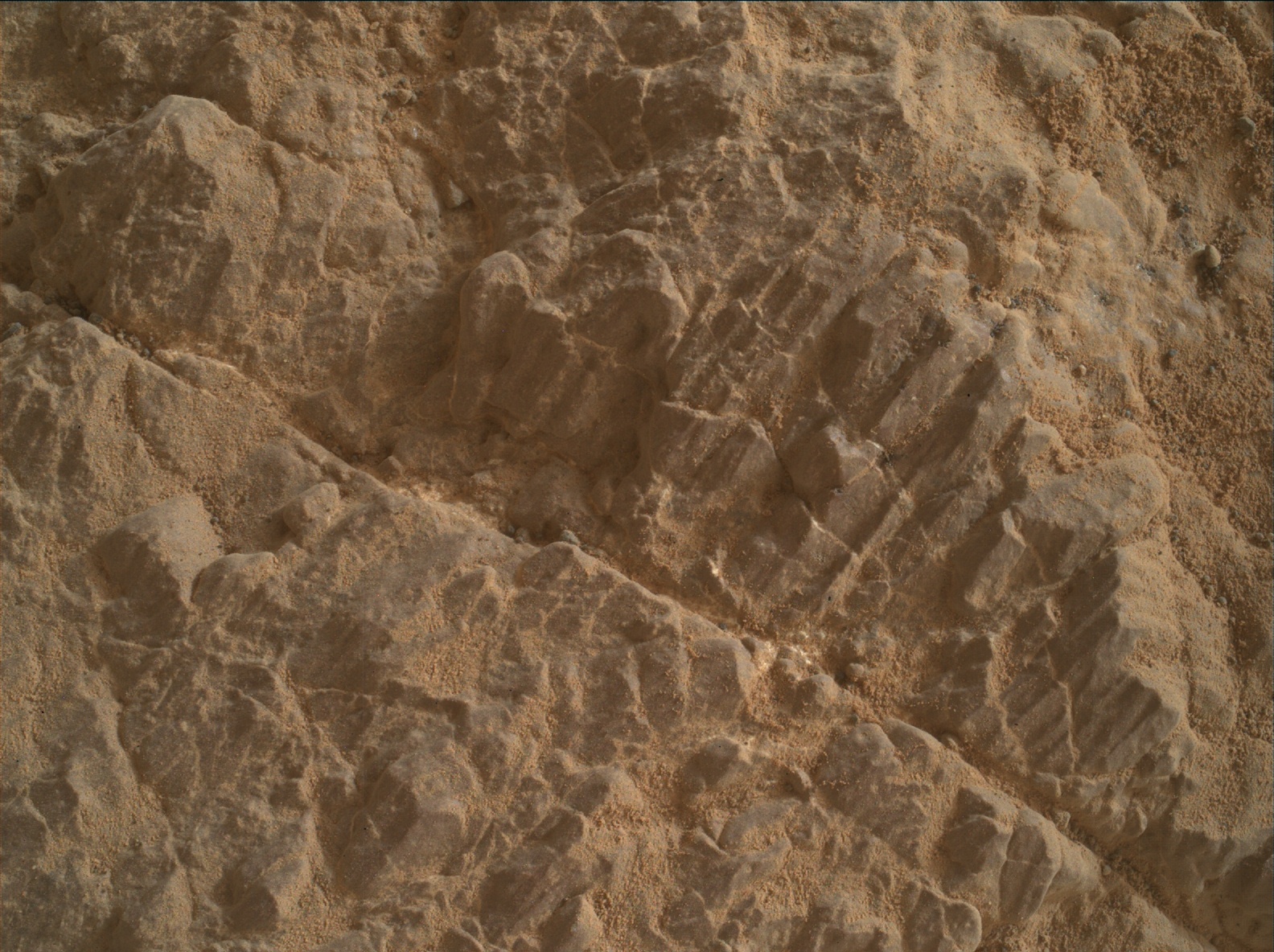 Nasa's Mars rover Curiosity acquired this image using its Mars Hand Lens Imager (MAHLI) on Sol 2319