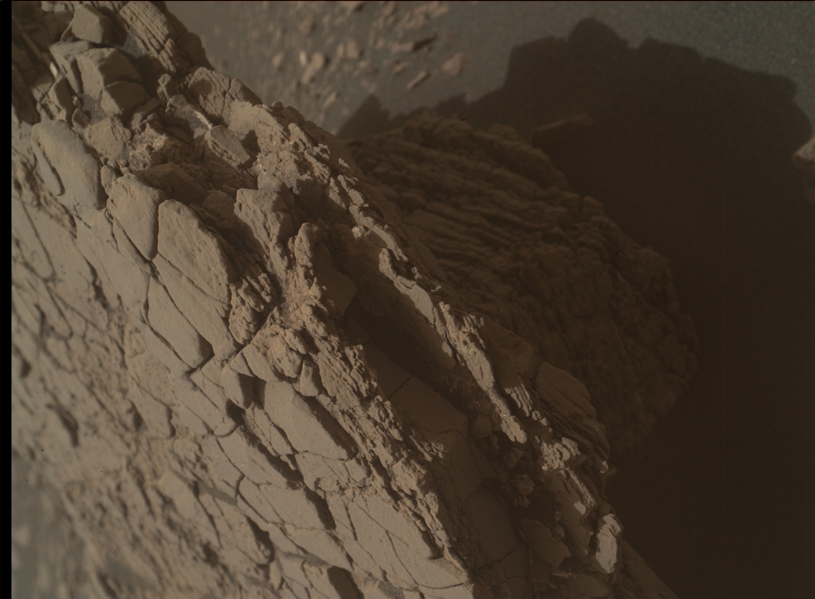 Nasa's Mars rover Curiosity acquired this image using its Mars Hand Lens Imager (MAHLI) on Sol 2352