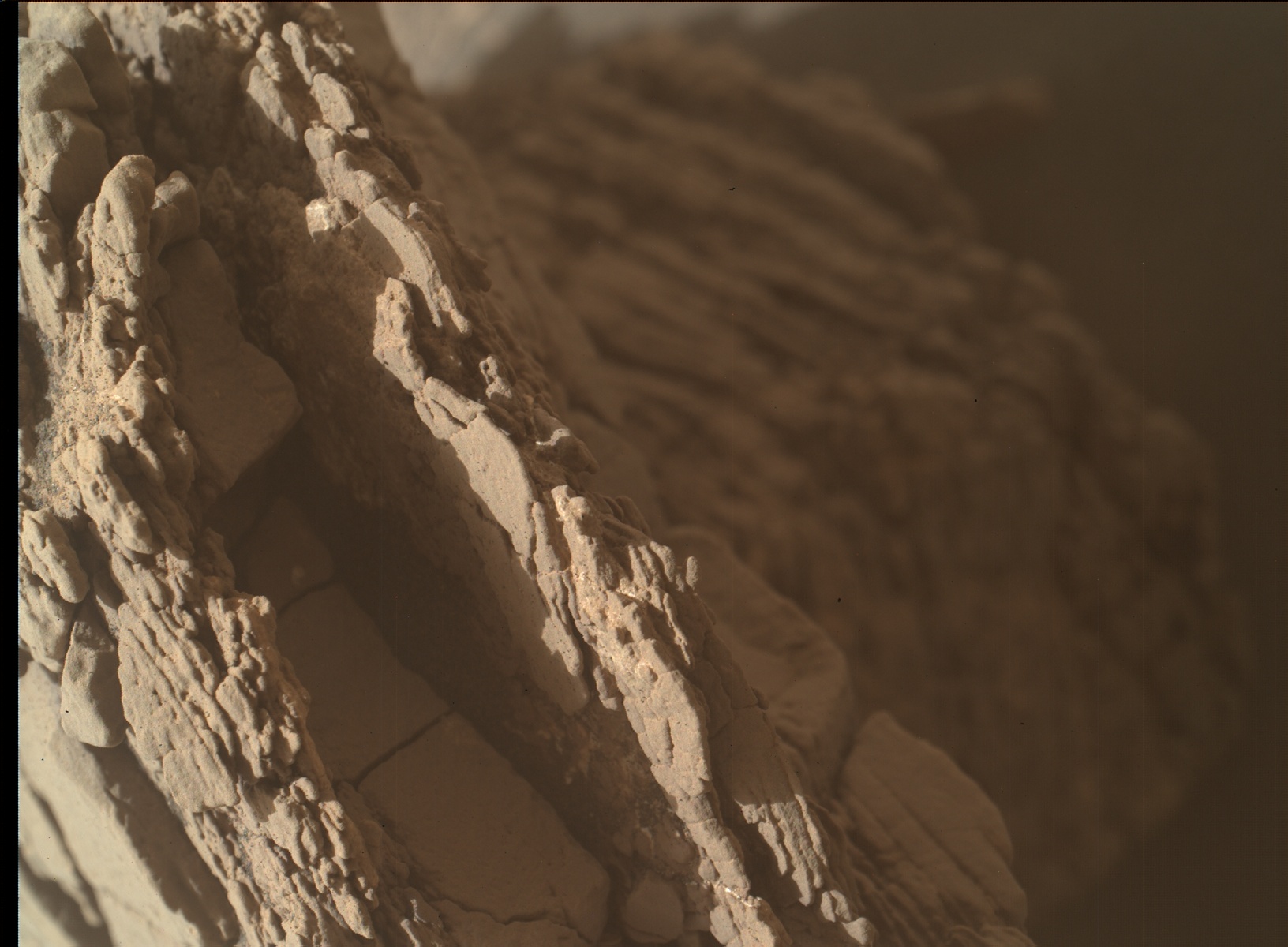 Nasa's Mars rover Curiosity acquired this image using its Mars Hand Lens Imager (MAHLI) on Sol 2352