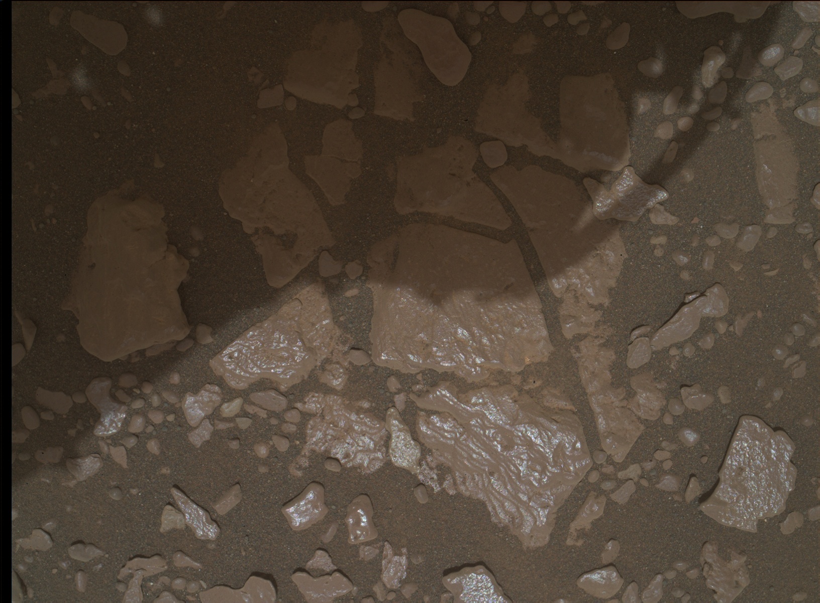 Nasa's Mars rover Curiosity acquired this image using its Mars Hand Lens Imager (MAHLI) on Sol 2361