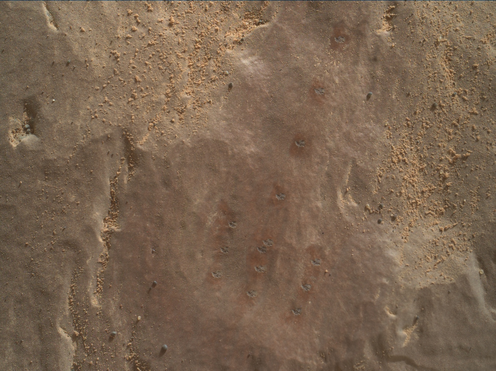 Nasa's Mars rover Curiosity acquired this image using its Mars Hand Lens Imager (MAHLI) on Sol 2363