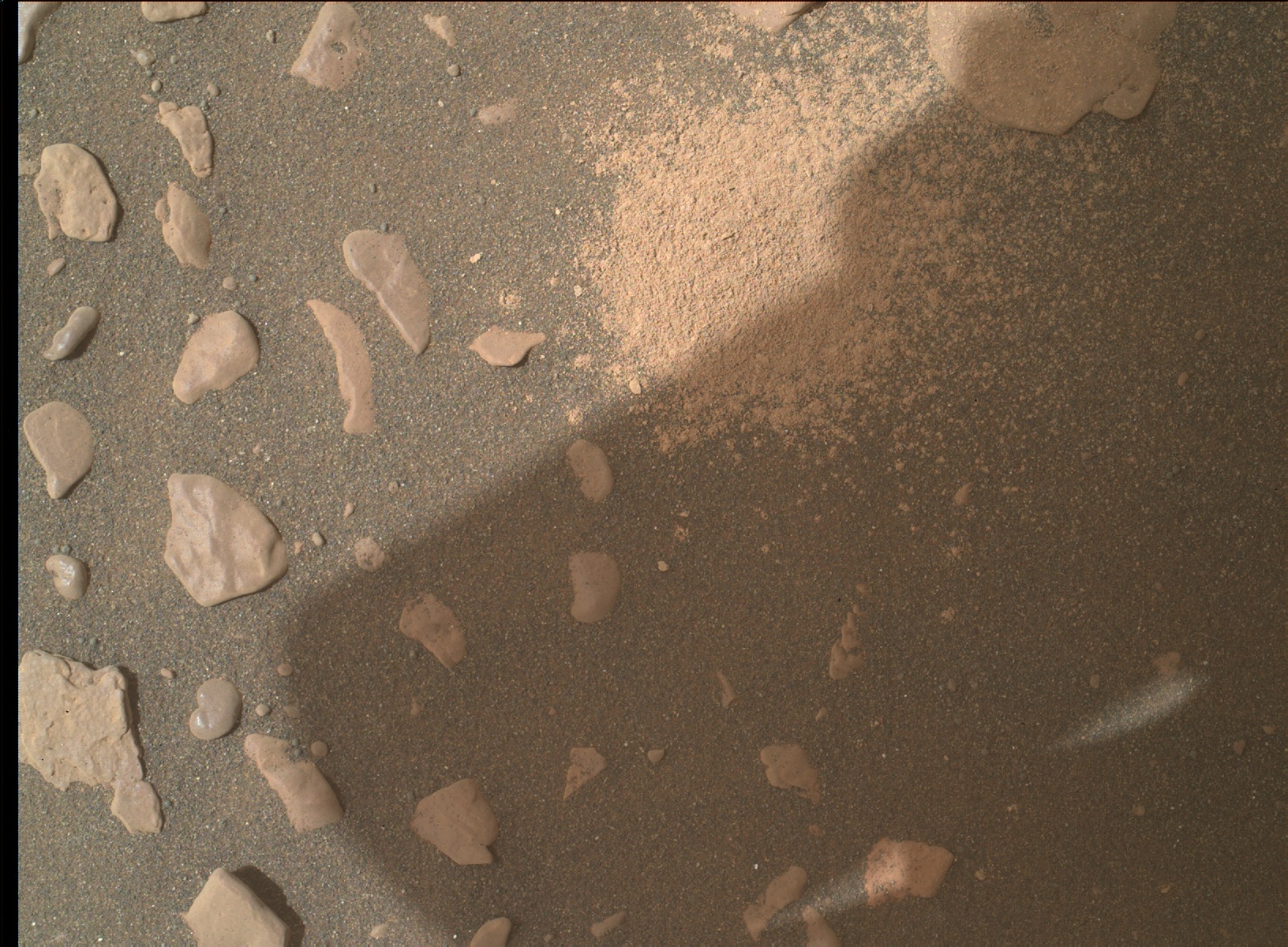 Nasa's Mars rover Curiosity acquired this image using its Mars Hand Lens Imager (MAHLI) on Sol 2378