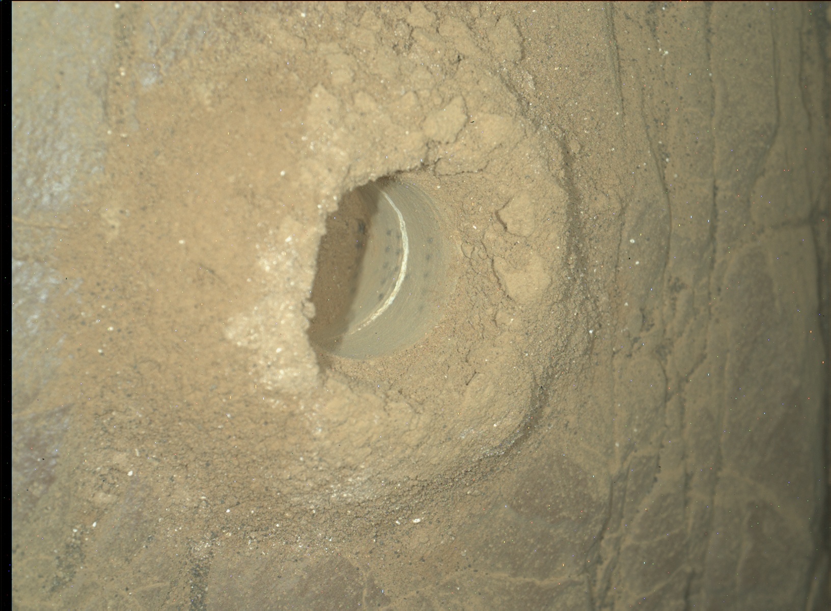 Nasa's Mars rover Curiosity acquired this image using its Mars Hand Lens Imager (MAHLI) on Sol 2379