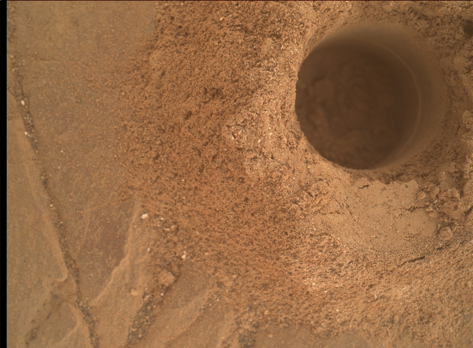 Nasa's Mars rover Curiosity acquired this image using its Mars Hand Lens Imager (MAHLI) on Sol 2381