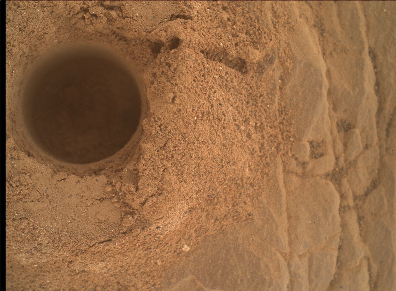 Nasa's Mars rover Curiosity acquired this image using its Mars Hand Lens Imager (MAHLI) on Sol 2381
