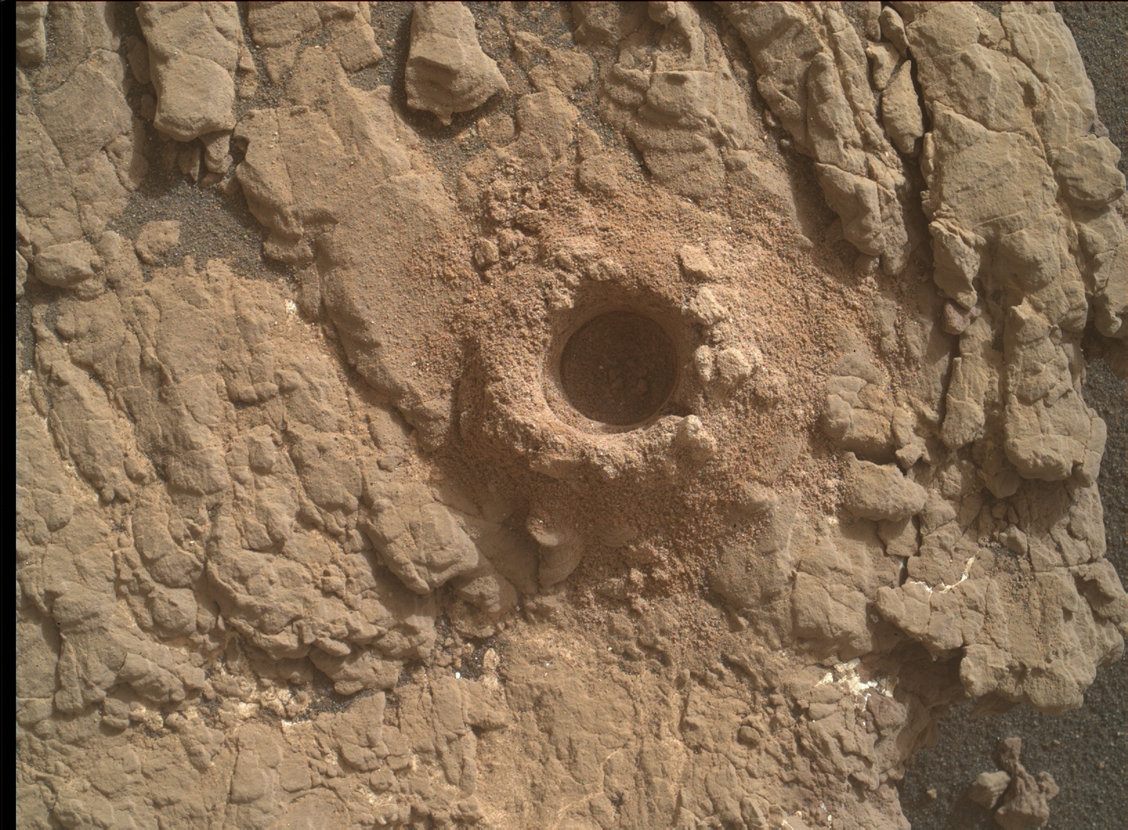 Nasa's Mars rover Curiosity acquired this image using its Mars Hand Lens Imager (MAHLI) on Sol 2402