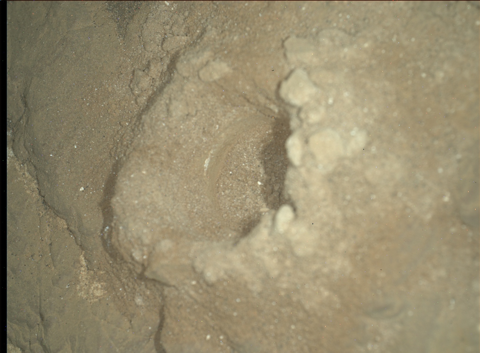 Nasa's Mars rover Curiosity acquired this image using its Mars Hand Lens Imager (MAHLI) on Sol 2404