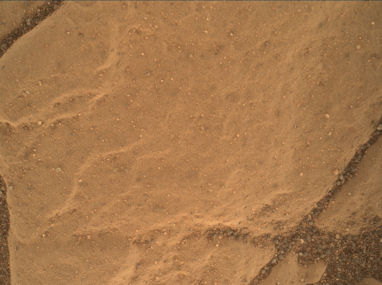 Nasa's Mars rover Curiosity acquired this image using its Mars Hand Lens Imager (MAHLI) on Sol 2413