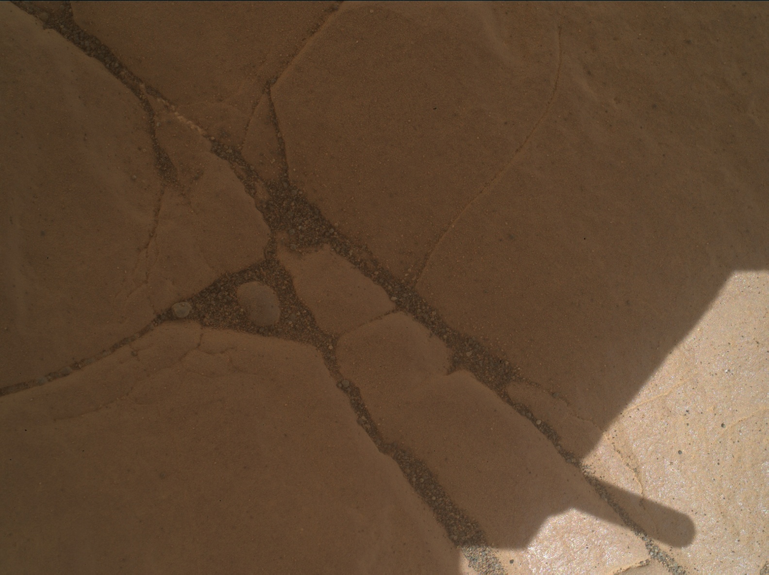 Nasa's Mars rover Curiosity acquired this image using its Mars Hand Lens Imager (MAHLI) on Sol 2414