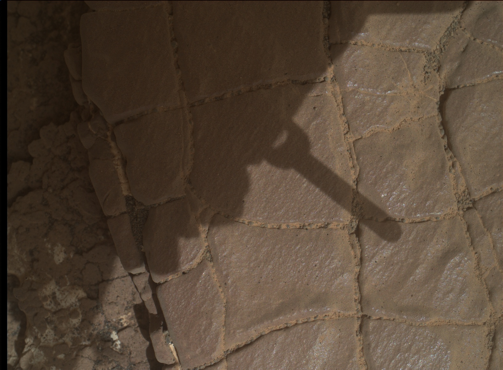 Nasa's Mars rover Curiosity acquired this image using its Mars Hand Lens Imager (MAHLI) on Sol 2422