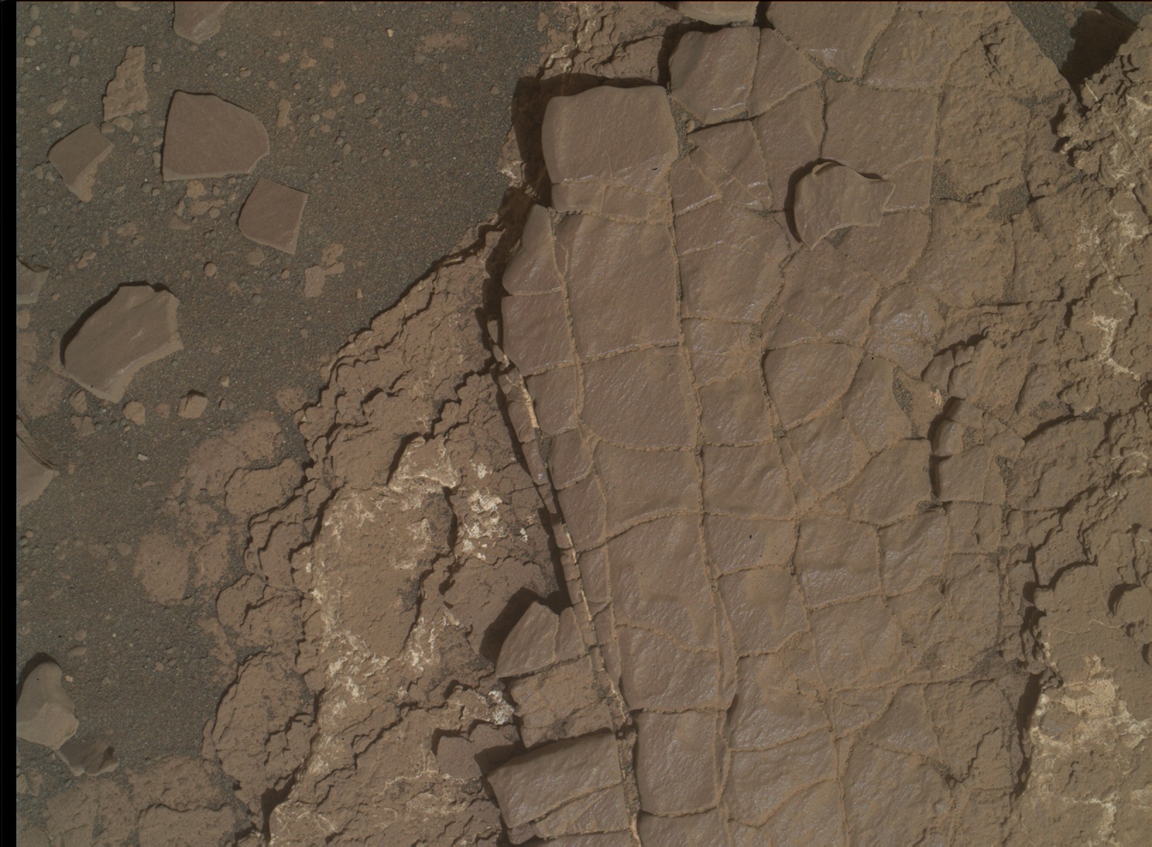 Nasa's Mars rover Curiosity acquired this image using its Mars Hand Lens Imager (MAHLI) on Sol 2422