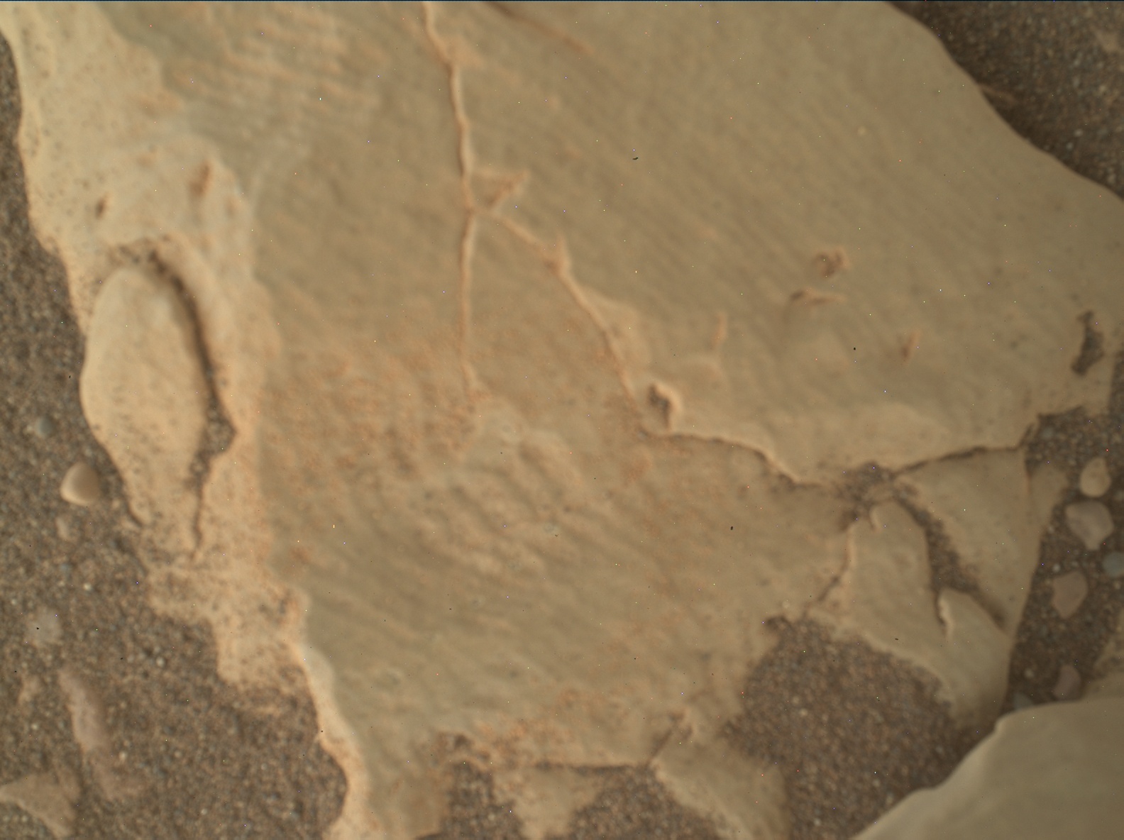 Nasa's Mars rover Curiosity acquired this image using its Mars Hand Lens Imager (MAHLI) on Sol 2431