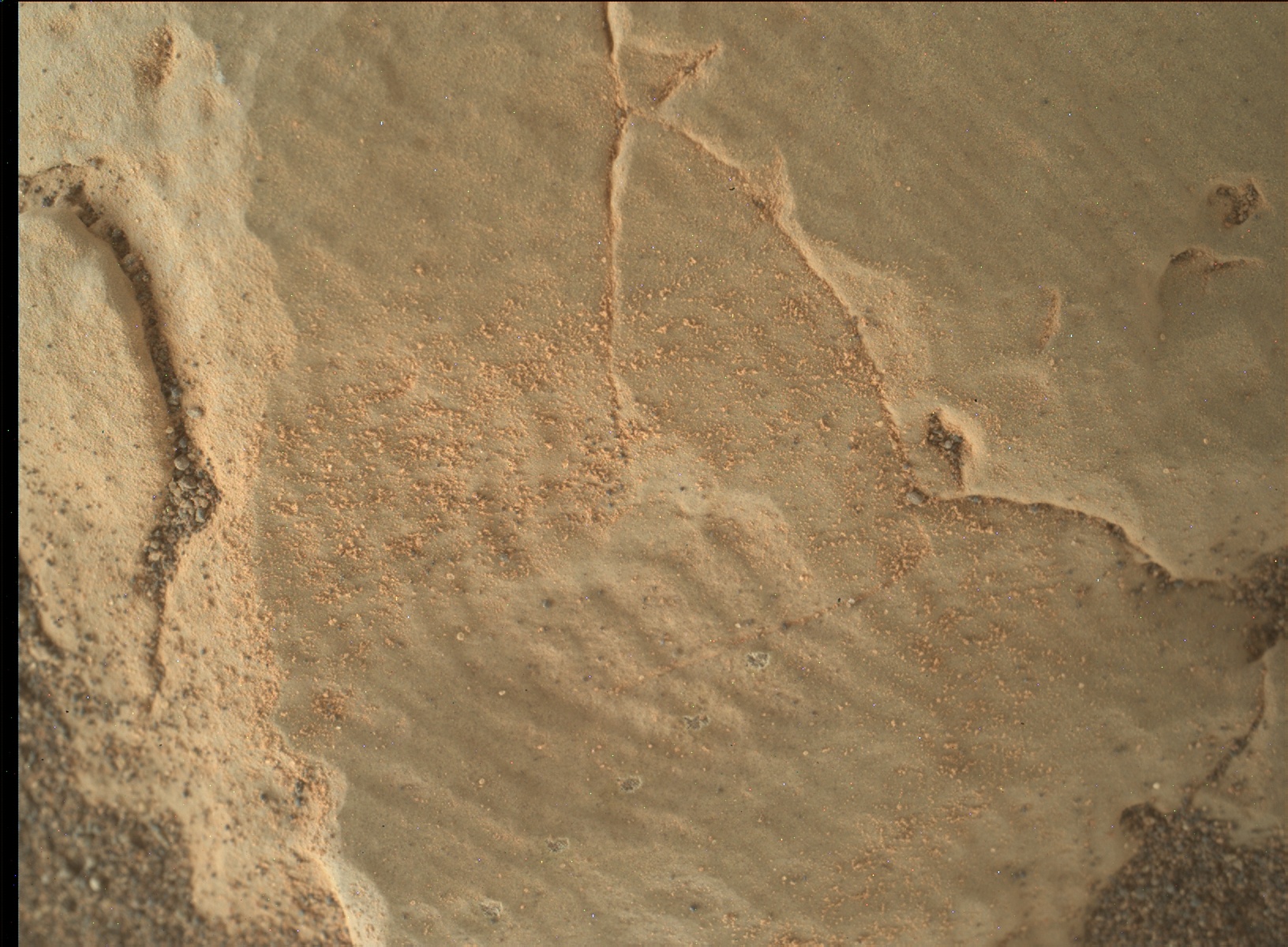 Nasa's Mars rover Curiosity acquired this image using its Mars Hand Lens Imager (MAHLI) on Sol 2431
