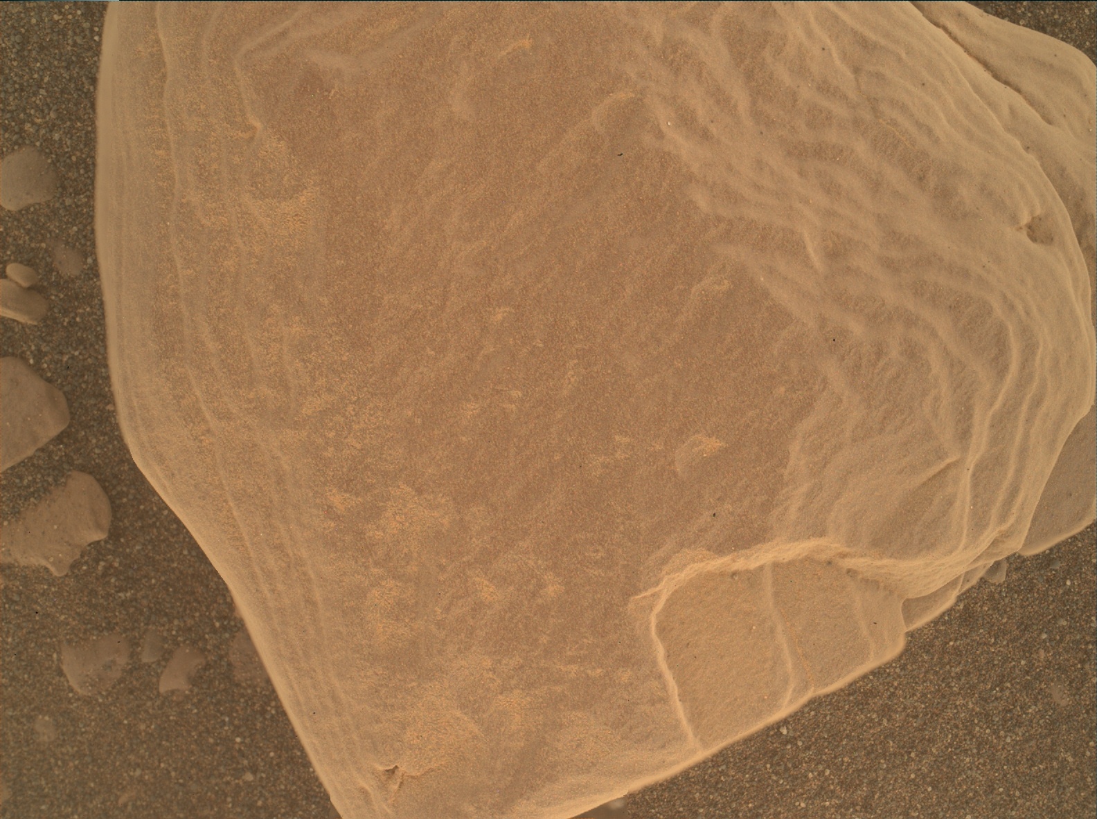 Nasa's Mars rover Curiosity acquired this image using its Mars Hand Lens Imager (MAHLI) on Sol 2434
