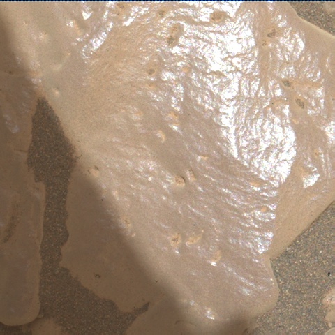 Nasa's Mars rover Curiosity acquired this image using its Mars Hand Lens Imager (MAHLI) on Sol 2449