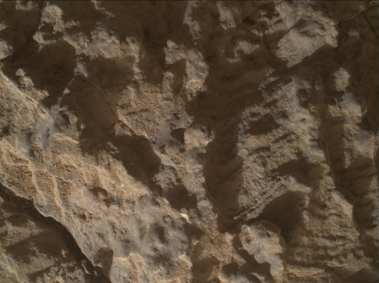 Nasa's Mars rover Curiosity acquired this image using its Mars Hand Lens Imager (MAHLI) on Sol 2451