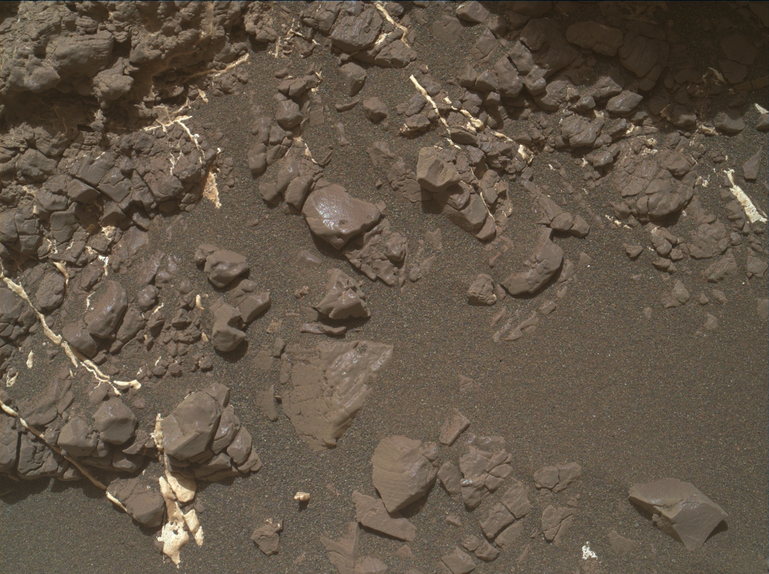 Nasa's Mars rover Curiosity acquired this image using its Mars Hand Lens Imager (MAHLI) on Sol 2453