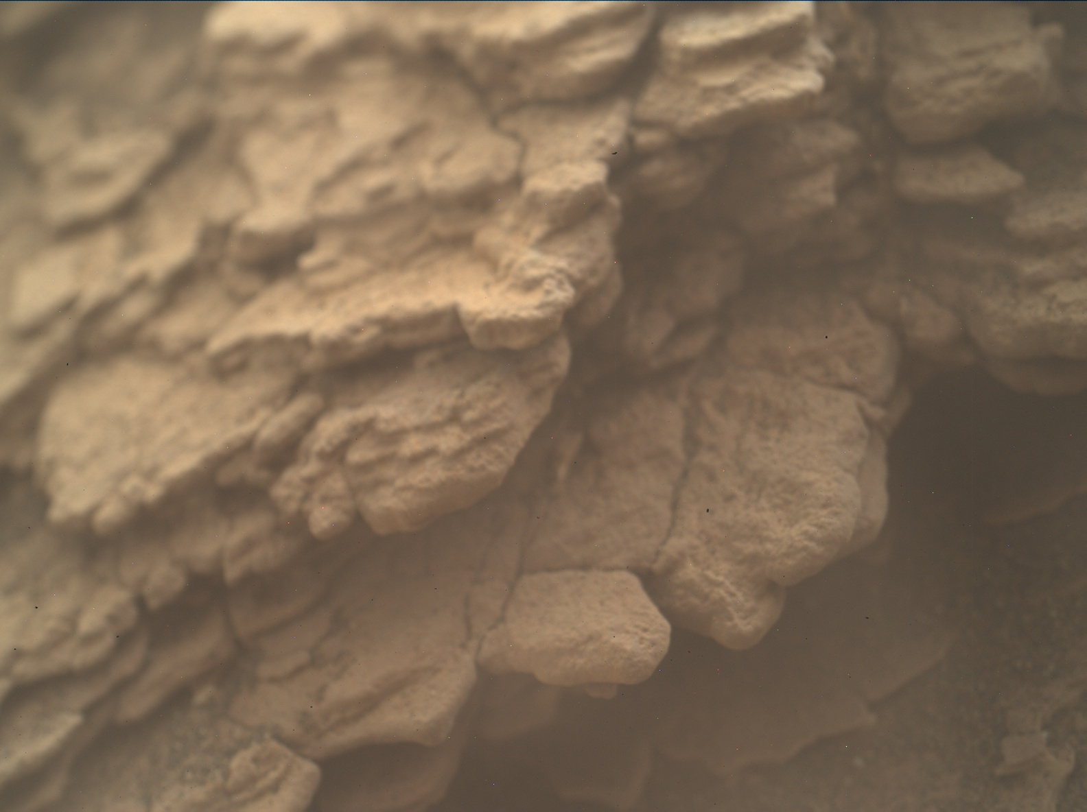 Nasa's Mars rover Curiosity acquired this image using its Mars Hand Lens Imager (MAHLI) on Sol 2458