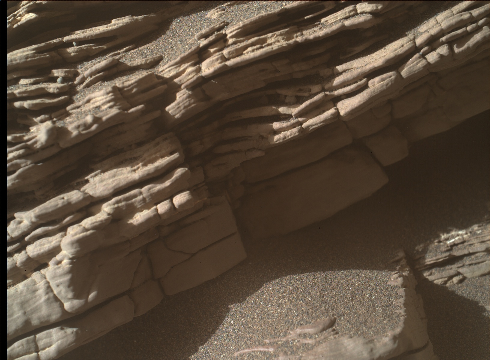 Nasa's Mars rover Curiosity acquired this image using its Mars Hand Lens Imager (MAHLI) on Sol 2462