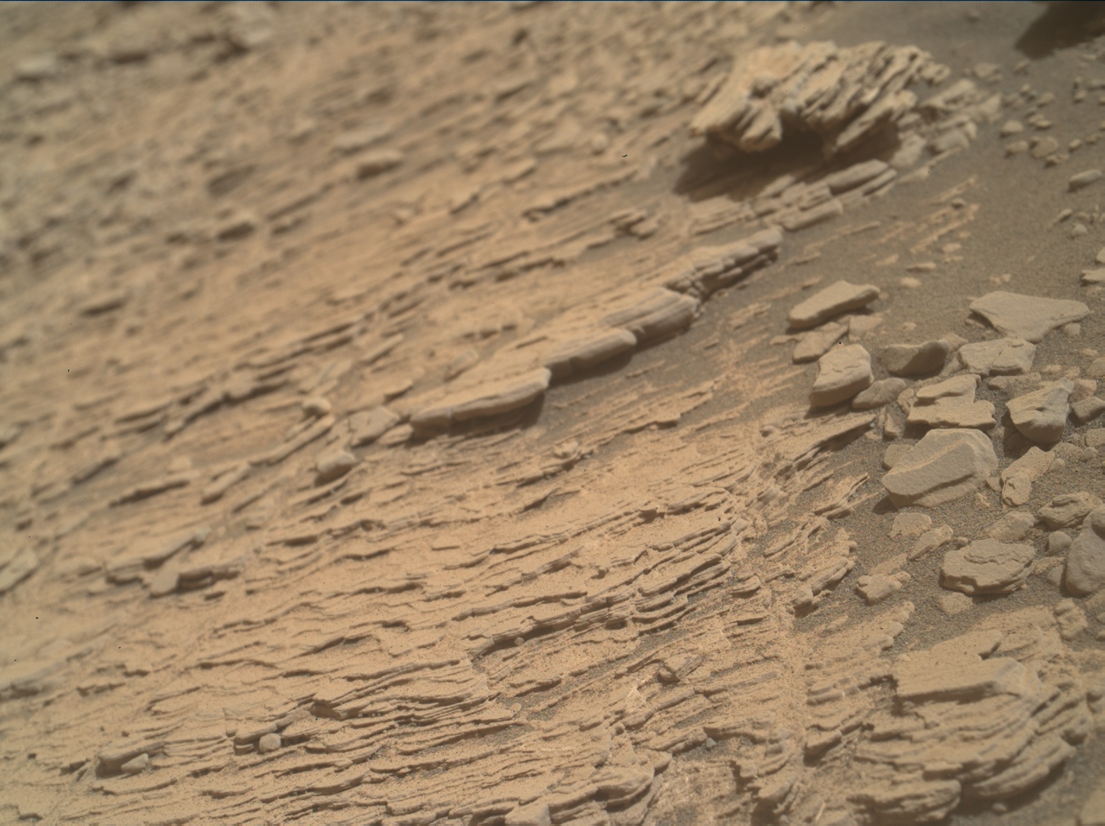 Nasa's Mars rover Curiosity acquired this image using its Mars Hand Lens Imager (MAHLI) on Sol 2465