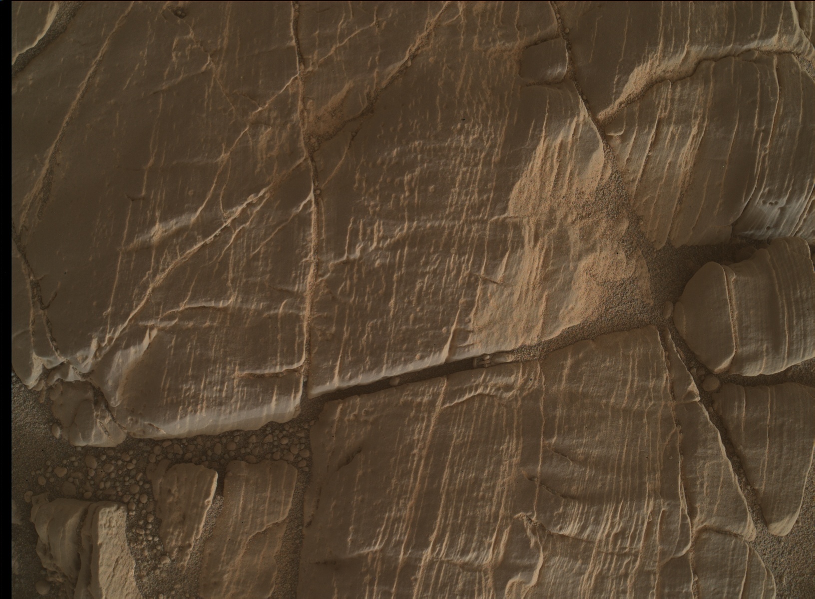 Nasa's Mars rover Curiosity acquired this image using its Mars Hand Lens Imager (MAHLI) on Sol 2470