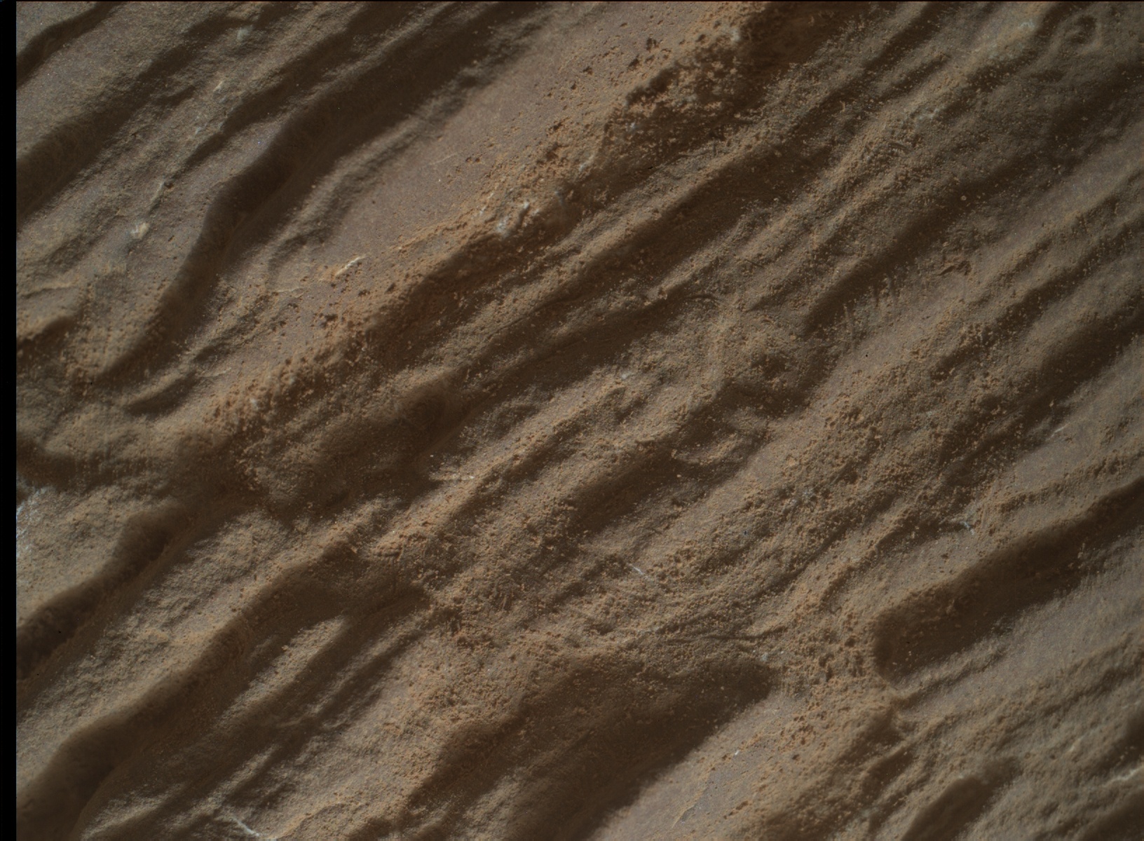 Nasa's Mars rover Curiosity acquired this image using its Mars Hand Lens Imager (MAHLI) on Sol 2470
