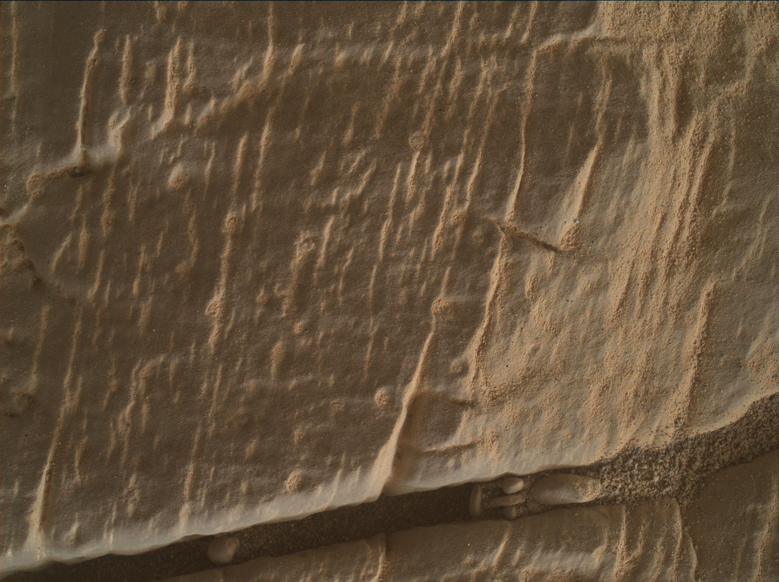Nasa's Mars rover Curiosity acquired this image using its Mars Hand Lens Imager (MAHLI) on Sol 2471