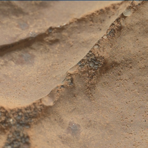 Nasa's Mars rover Curiosity acquired this image using its Mars Hand Lens Imager (MAHLI) on Sol 2472