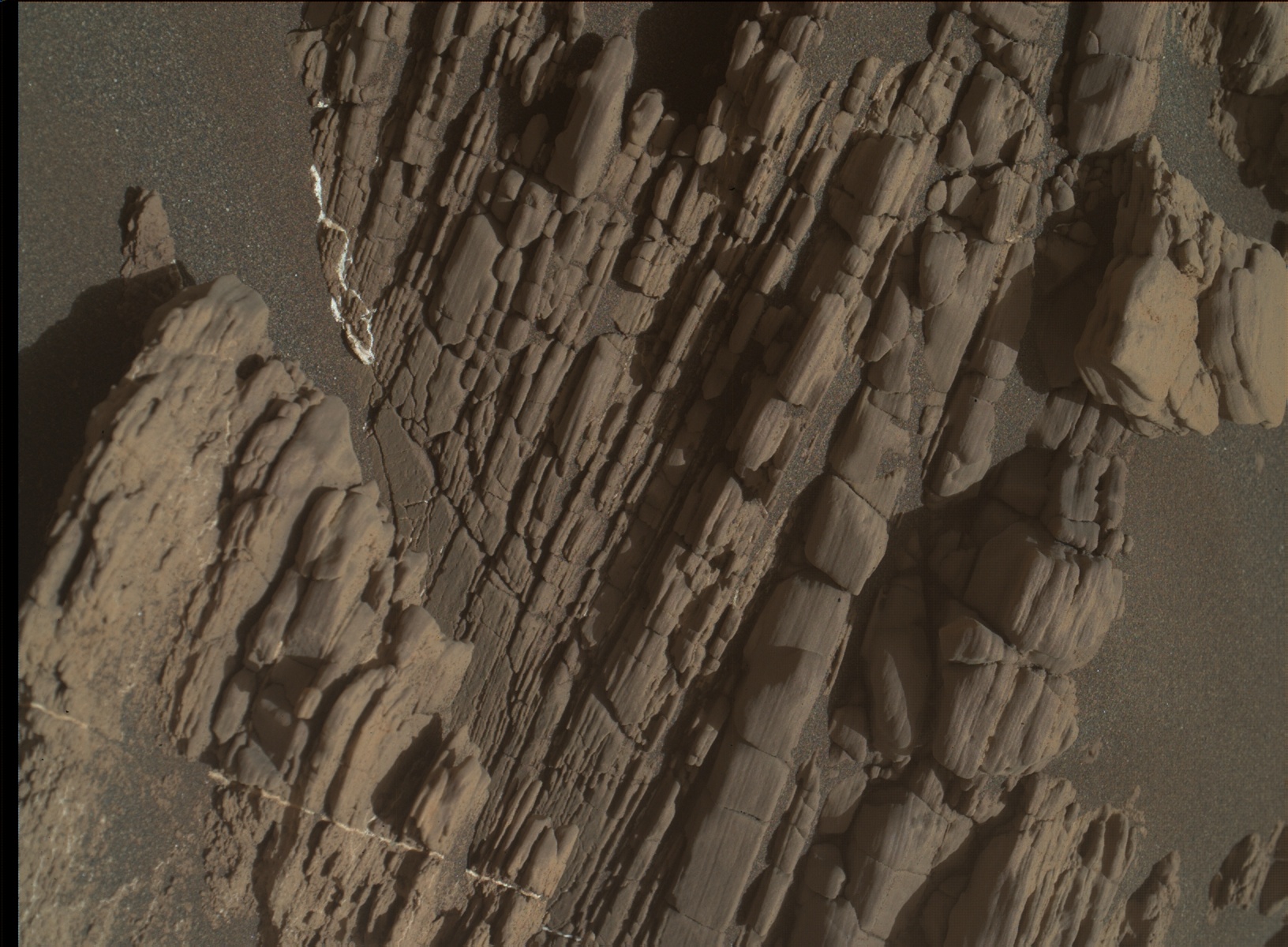 Nasa's Mars rover Curiosity acquired this image using its Mars Hand Lens Imager (MAHLI) on Sol 2477