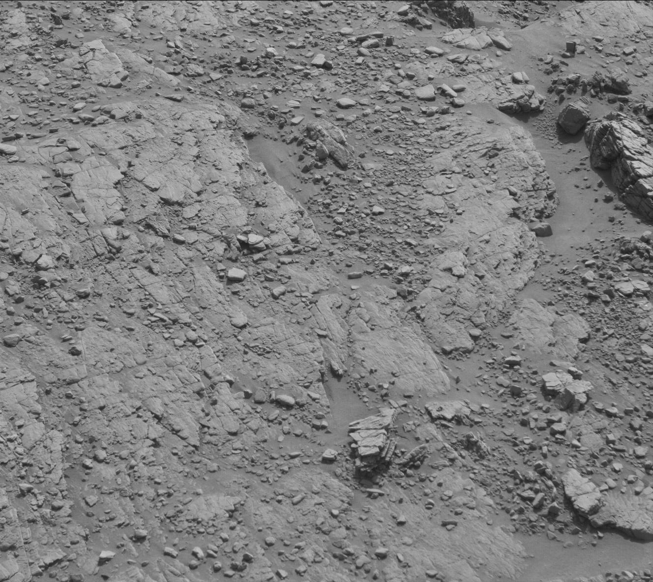 Nasa's Mars rover Curiosity acquired this image using its Mast Camera (Mastcam) on Sol 2485