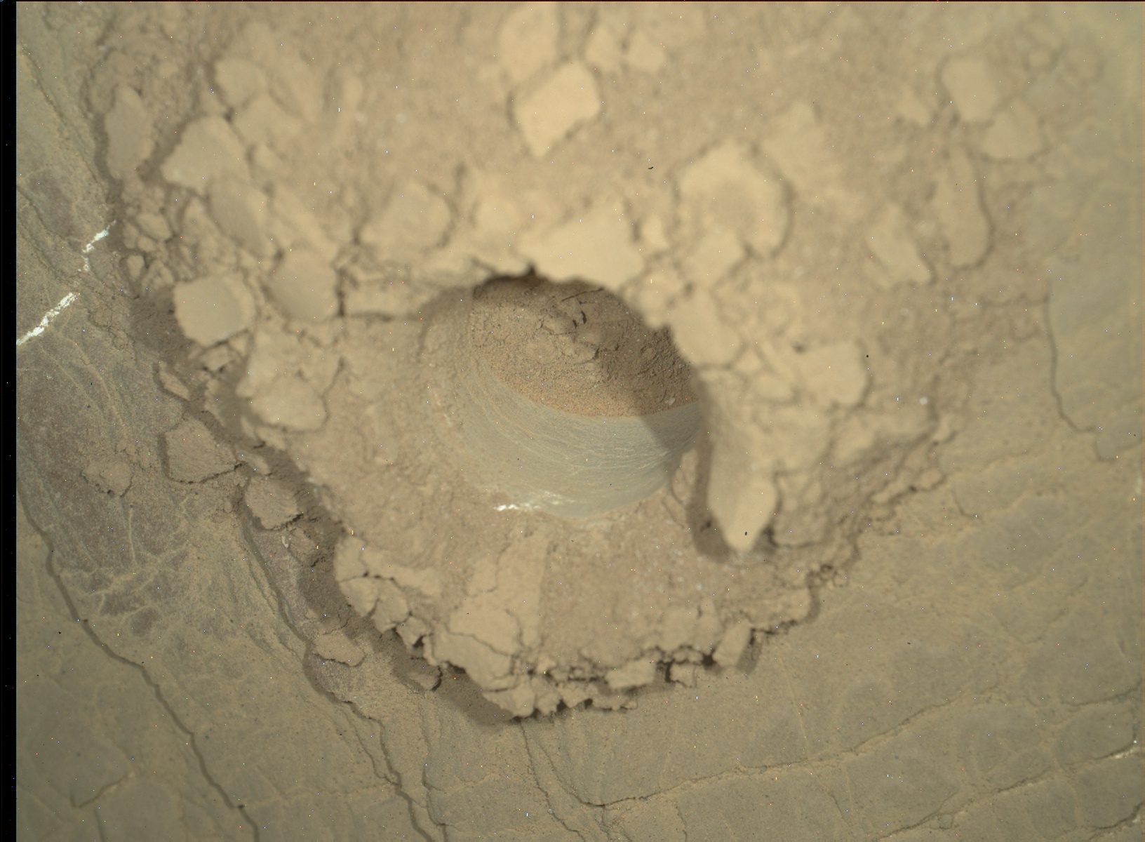 Nasa's Mars rover Curiosity acquired this image using its Mars Hand Lens Imager (MAHLI) on Sol 2524
