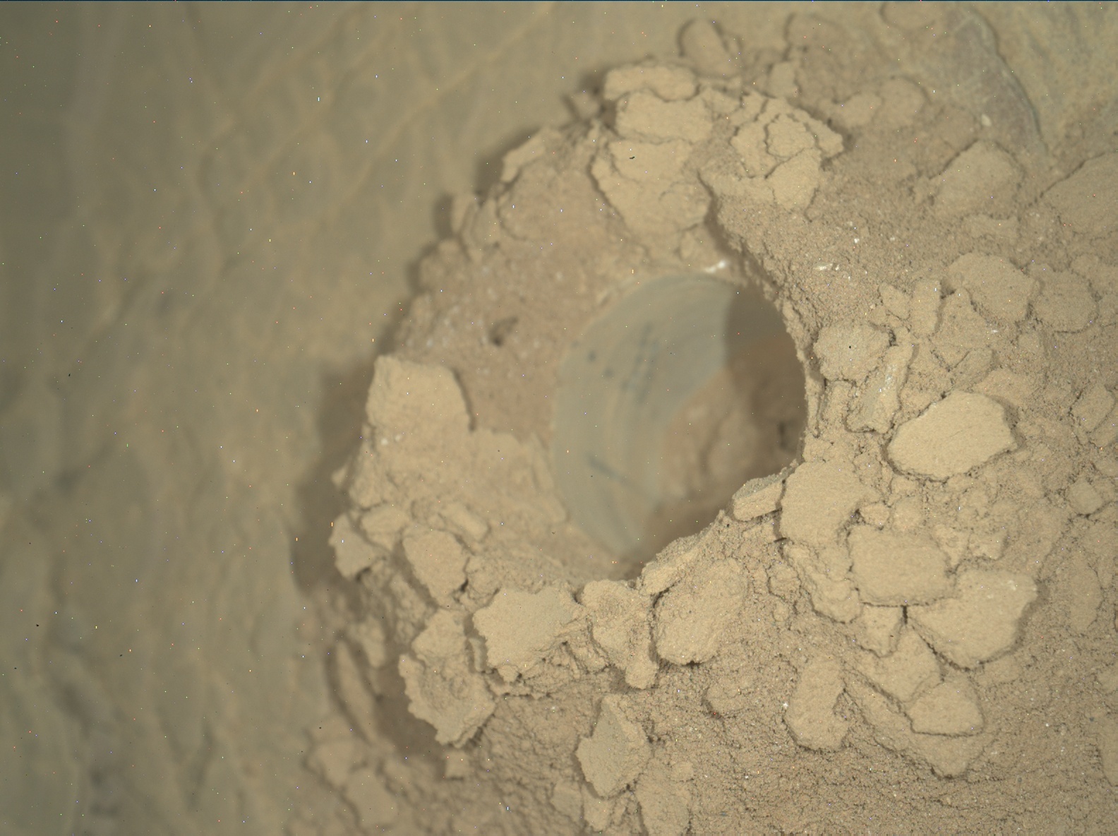 Nasa's Mars rover Curiosity acquired this image using its Mars Hand Lens Imager (MAHLI) on Sol 2524