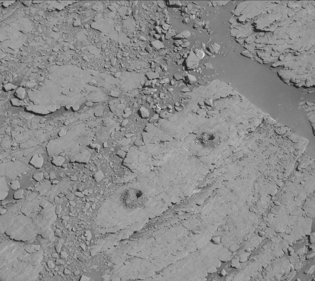 Nasa's Mars rover Curiosity acquired this image using its Mast Camera (Mastcam) on Sol 2527