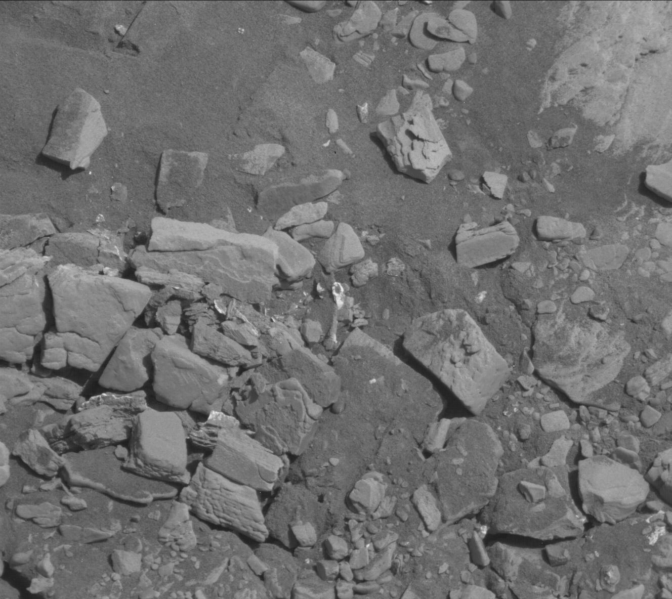 Nasa's Mars rover Curiosity acquired this image using its Mast Camera (Mastcam) on Sol 2532