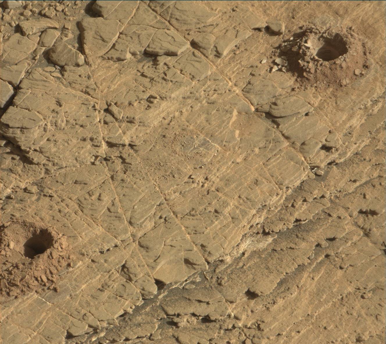 Nasa's Mars rover Curiosity acquired this image using its Mast Camera (Mastcam) on Sol 2549