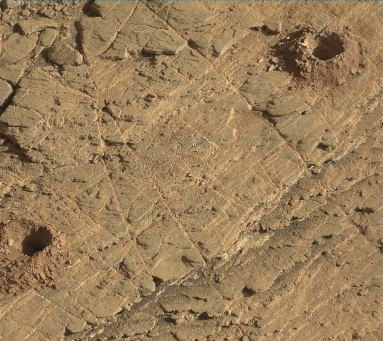 Nasa's Mars rover Curiosity acquired this image using its Mast Camera (Mastcam) on Sol 2549
