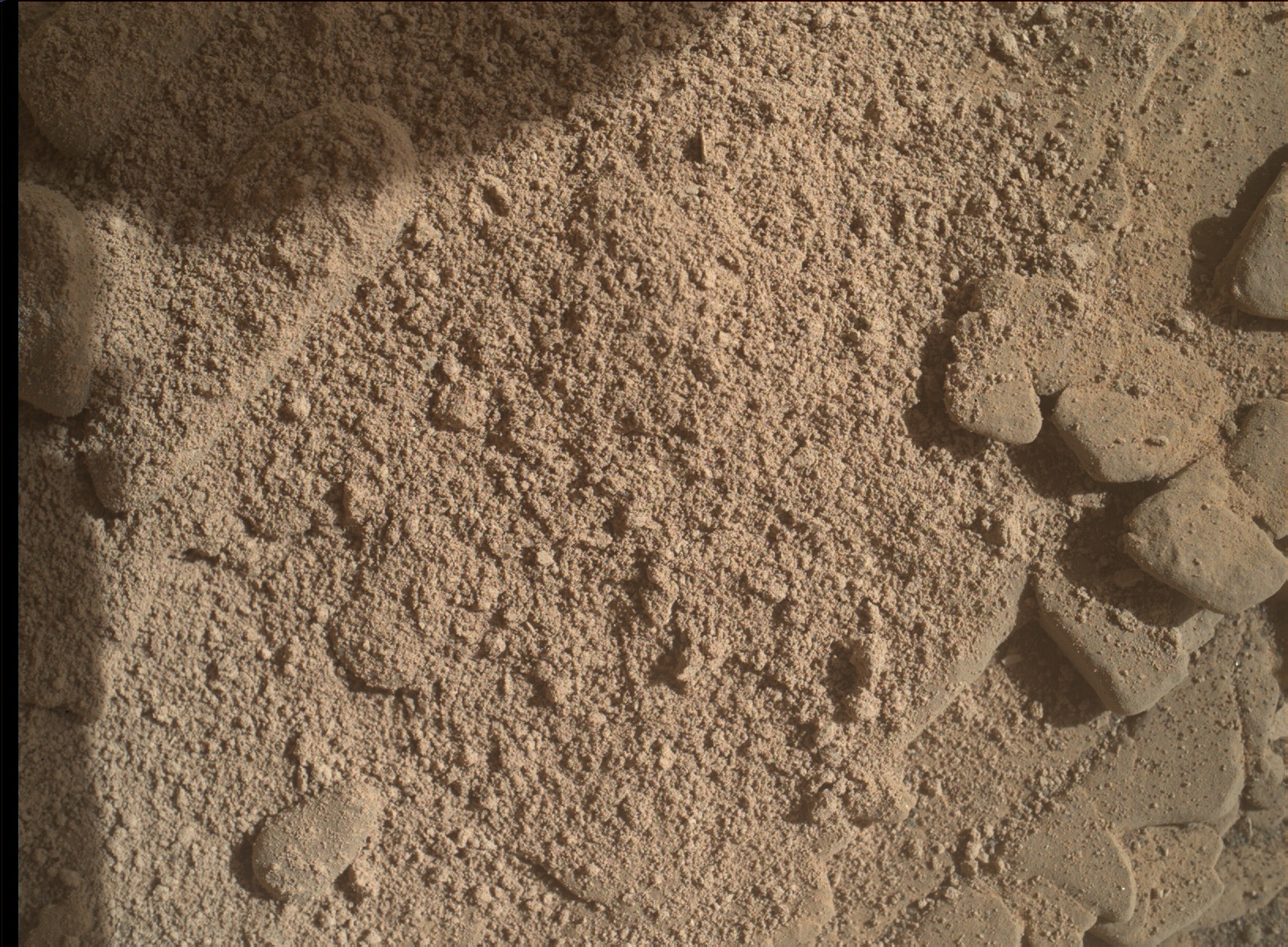 Nasa's Mars rover Curiosity acquired this image using its Mars Hand Lens Imager (MAHLI) on Sol 2552