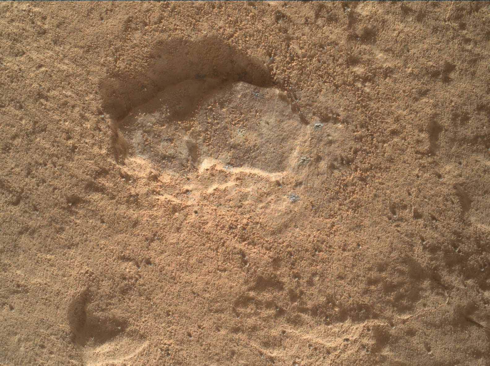 Nasa's Mars rover Curiosity acquired this image using its Mars Hand Lens Imager (MAHLI) on Sol 2574