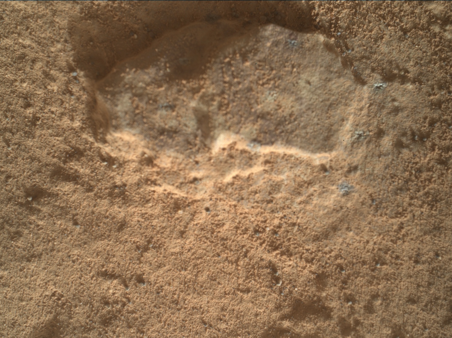 Nasa's Mars rover Curiosity acquired this image using its Mars Hand Lens Imager (MAHLI) on Sol 2574