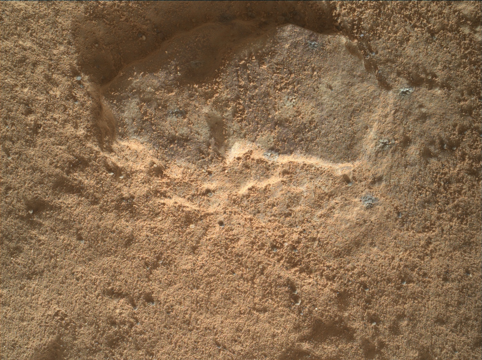 Nasa's Mars rover Curiosity acquired this image using its Mars Hand Lens Imager (MAHLI) on Sol 2575