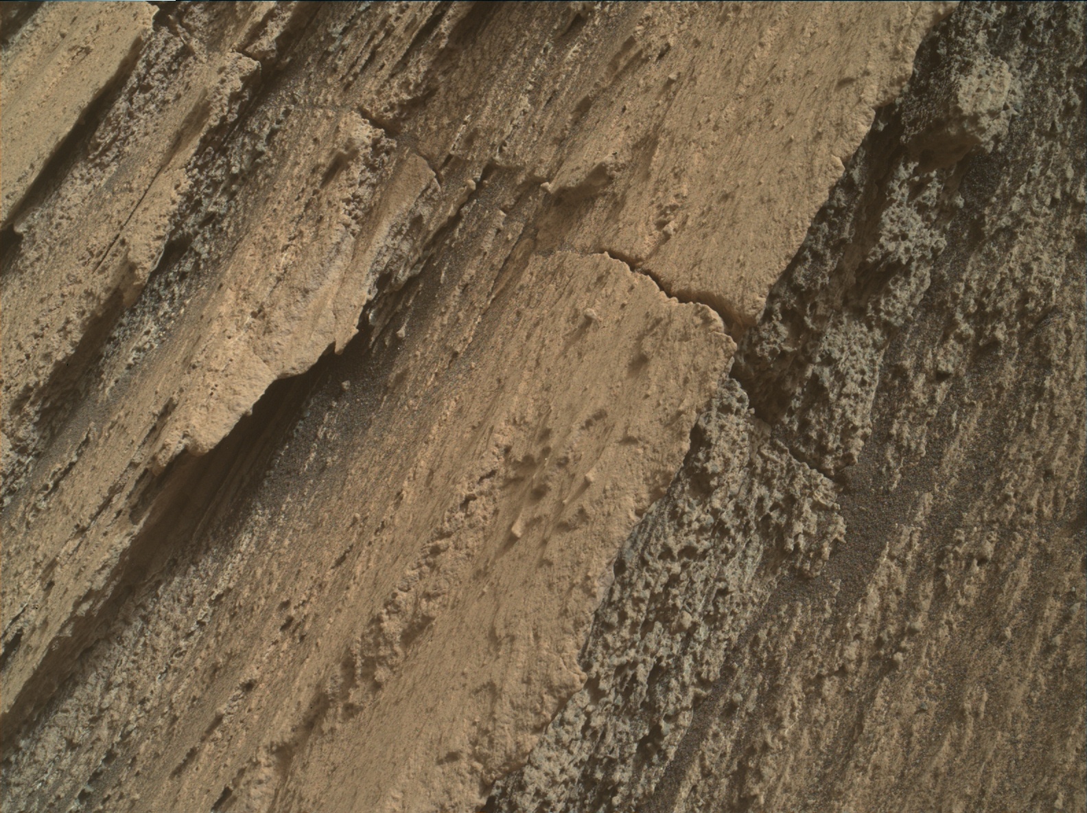Nasa's Mars rover Curiosity acquired this image using its Mars Hand Lens Imager (MAHLI) on Sol 2582