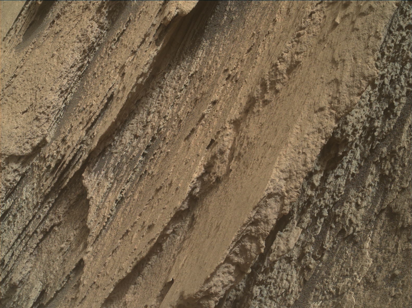 Nasa's Mars rover Curiosity acquired this image using its Mars Hand Lens Imager (MAHLI) on Sol 2582