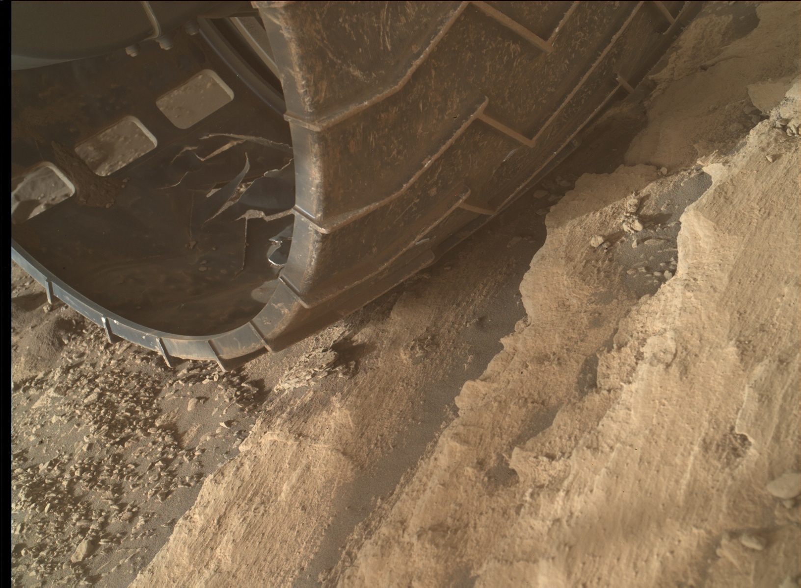 Nasa's Mars rover Curiosity acquired this image using its Mars Hand Lens Imager (MAHLI) on Sol 2583