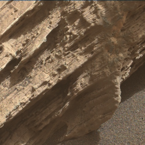 Nasa's Mars rover Curiosity acquired this image using its Mars Hand Lens Imager (MAHLI) on Sol 2585